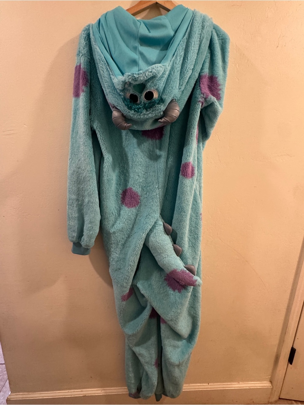 Like New Adult Sulley costume onesie
